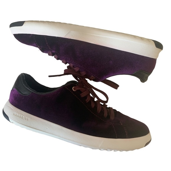 Cole Haan Grandpro Tennis Malbec Purple Velvet Lightweight Sneakers Women’s Sz 7 - Picture 5 of 12